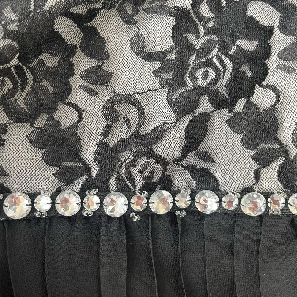 Speechless Black & White Lace Dress.